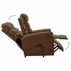 VidaXL Fauteuil inclinable Marron Similicuir -Fauteuils Soldes image 6 321278