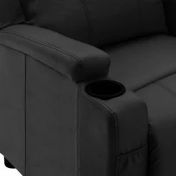 VidaXL Fauteuil inclinable Noir Similicuir 13 VidaXL Fauteuil inclinable Noir Similicuir -Fauteuils Soldes image 6 321304