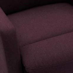 VidaXL Fauteuil inclinable sur pied Violet Tissu 13 VidaXL Fauteuil inclinable sur pied Violet Tissu -Fauteuils Soldes image 6 321339