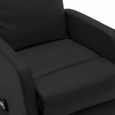 VidaXL Fauteuil inclinable Noir Similicuir 8 VidaXL Fauteuil inclinable Noir Similicuir – Image 6