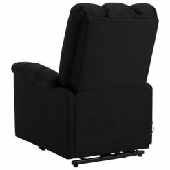 VidaXL Fauteuil inclinable Noir Tissu -Fauteuils Soldes image 6 321382