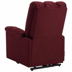 VidaXL Fauteuil inclinable Rouge bordeaux Tissu -Fauteuils Soldes image 6 321383