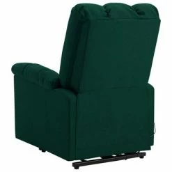 VidaXL Fauteuil inclinable Vert foncé Tissu -Fauteuils Soldes image 6 321386