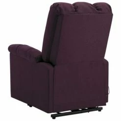 VidaXL Fauteuil inclinable Violet Tissu -Fauteuils Soldes image 6 321387