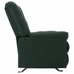 VidaXL Fauteuil inclinable Vert foncé Tissu -Fauteuils Soldes image 6 321406