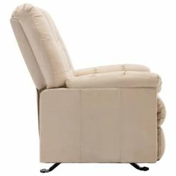 VidaXL Fauteuil inclinable Crème Tissu 13 VidaXL Fauteuil inclinable Crème Tissu -Fauteuils Soldes image 6 321409