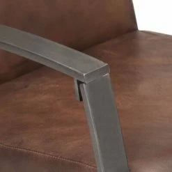 VidaXL Fauteuil Marron Cuir véritable 13 VidaXL Fauteuil Marron Cuir véritable -Fauteuils Soldes image 6 321863