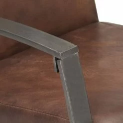 VidaXL Canapé à 2 places Marron Cuir véritable 13 VidaXL Canapé à 2 places Marron Cuir véritable -Fauteuils Soldes image 6 321864