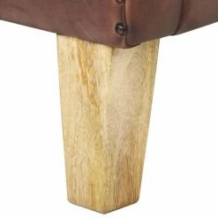 VidaXL Fauteuil Marron Cuir véritable -Fauteuils Soldes image 6 321869