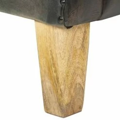 VidaXL Fauteuil Gris Cuir véritable -Fauteuils Soldes image 6 321870