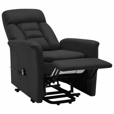 VidaXL Fauteuil inclinable Noir Similicuir 8 VidaXL Fauteuil inclinable Noir Similicuir – Image 6