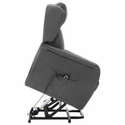VidaXL Fauteuil inclinable Gris clair Tissu -Fauteuils Soldes image 6 324021