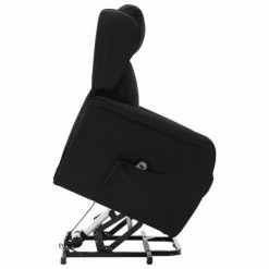 VidaXL Fauteuil inclinable Noir Tissu 13 VidaXL Fauteuil inclinable Noir Tissu -Fauteuils Soldes image 6 324023