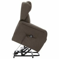 VidaXL Fauteuil inclinable Marron Tissu -Fauteuils Soldes image 6 324025