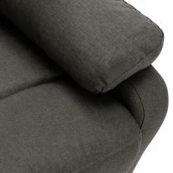 VidaXL Canapé inclinable à 2 places Gris foncé Tissu -Fauteuils Soldes image 6 324090