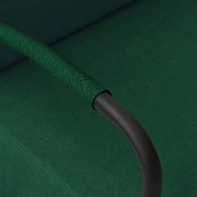 VidaXL Fauteuil Vert foncé Tissu 8 VidaXL Fauteuil Vert foncé Tissu – Image 6