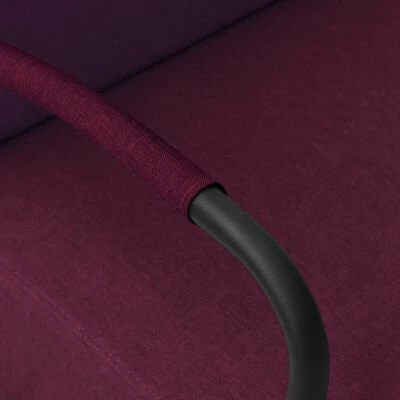 VidaXL Fauteuil Violet Tissu 8 VidaXL Fauteuil Violet Tissu – Image 6