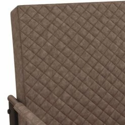 VidaXL Chaise cantilever Marron foncé Similicuir -Fauteuils Soldes image 6 325784