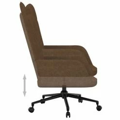 VidaXL Chaise de relaxation Marron Tissu -Fauteuils Soldes image 6 327647