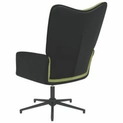 VidaXL Chaise de relaxation Vert clair Velours et PVC -Fauteuils Soldes image 6 327834