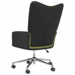 VidaXL Chaise de relaxation Vert clair Velours et PVC -Fauteuils Soldes image 6 327900