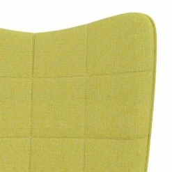 VidaXL Chaise de relaxation Vert Tissu -Fauteuils Soldes image 6 327990