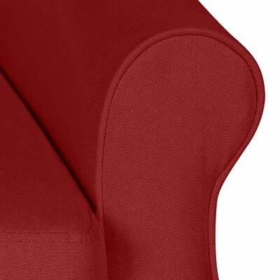 VidaXL Fauteuil inclinable Rouge bordeaux Tissu 8 VidaXL Fauteuil inclinable Rouge bordeaux Tissu – Image 6