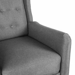 VidaXL Fauteuil inclinable Gris clair Tissu -Fauteuils Soldes image 6 329320