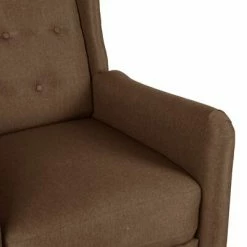 VidaXL Fauteuil inclinable Marron Tissu -Fauteuils Soldes image 6 329324
