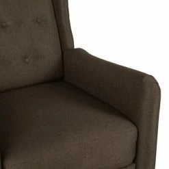 VidaXL Fauteuil inclinable Marron foncé Tissu 13 VidaXL Fauteuil inclinable Marron foncé Tissu -Fauteuils Soldes image 6 329325