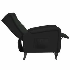 VidaXL Fauteuil inclinable Noir Velours -Fauteuils Soldes image 6 329347