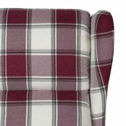 VidaXL Fauteuil inclinable Rouge Tissu 13 VidaXL Fauteuil inclinable Rouge Tissu -Fauteuils Soldes image 6 329477