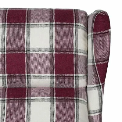 VidaXL Fauteuil inclinable Rouge Tissu 8 VidaXL Fauteuil inclinable Rouge Tissu â Image 6