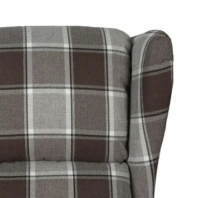 VidaXL Fauteuil inclinable Marron Tissu 8 VidaXL Fauteuil inclinable Marron Tissu – Image 6