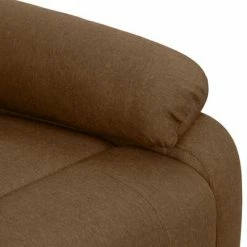 VidaXL Fauteuil inclinable Marron Tissu -Fauteuils Soldes image 6 329589