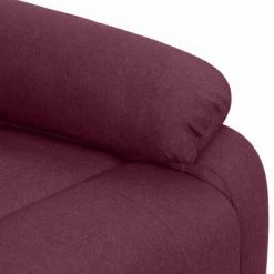 VidaXL Fauteuil inclinable Violet Tissu -Fauteuils Soldes image 6 329592
