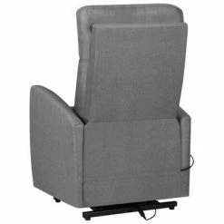 VidaXL Fauteuil inclinable Gris clair Tissu -Fauteuils Soldes image 6 329605