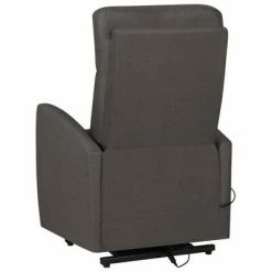 VidaXL Fauteuil inclinable Gris foncé Tissu -Fauteuils Soldes image 6 329606