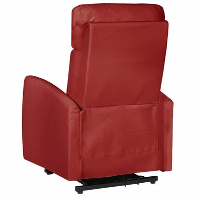 VidaXL Fauteuil inclinable Rouge bordeaux Similicuir 8 VidaXL Fauteuil inclinable Rouge bordeaux Similicuir – Image 6