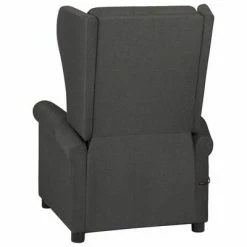 VidaXL Fauteuil inclinable Gris foncé Tissu -Fauteuils Soldes image 6 329640