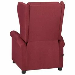 VidaXL Fauteuil inclinable Rouge bordeaux Tissu -Fauteuils Soldes image 6 329642