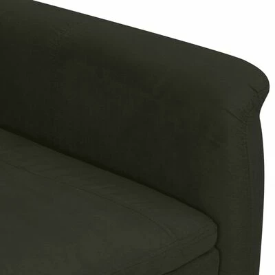 VidaXL Fauteuil inclinable Noir Similicuir daim 8 VidaXL Fauteuil inclinable Noir Similicuir daim – Image 6