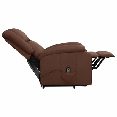 VidaXL Fauteuil inclinable Marron Similicuir 8 VidaXL Fauteuil inclinable Marron Similicuir – Image 6