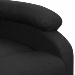 VidaXL Fauteuil inclinable Noir Tissu -Fauteuils Soldes image 6 329701