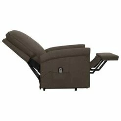 VidaXL Fauteuil inclinable Marron foncé Tissu -Fauteuils Soldes image 6 329724