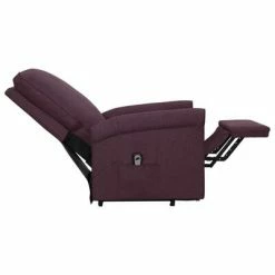 VidaXL Fauteuil inclinable Violet Tissu -Fauteuils Soldes image 6 329726