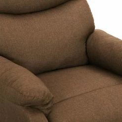 VidaXL Fauteuil inclinable Taupe Tissu -Fauteuils Soldes image 6 329747
