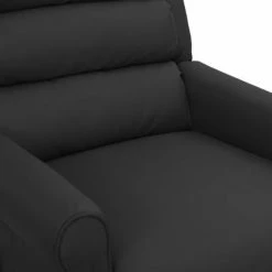 VidaXL Fauteuil inclinable Noir Similicuir -Fauteuils Soldes image 6 338822