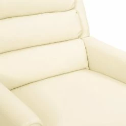 VidaXL Fauteuil inclinable Crème Similicuir 13 VidaXL Fauteuil inclinable Crème Similicuir -Fauteuils Soldes image 6 338825