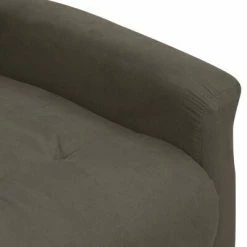 VidaXL Fauteuil inclinable Gris foncé Tissu microfibre -Fauteuils Soldes image 6 338887